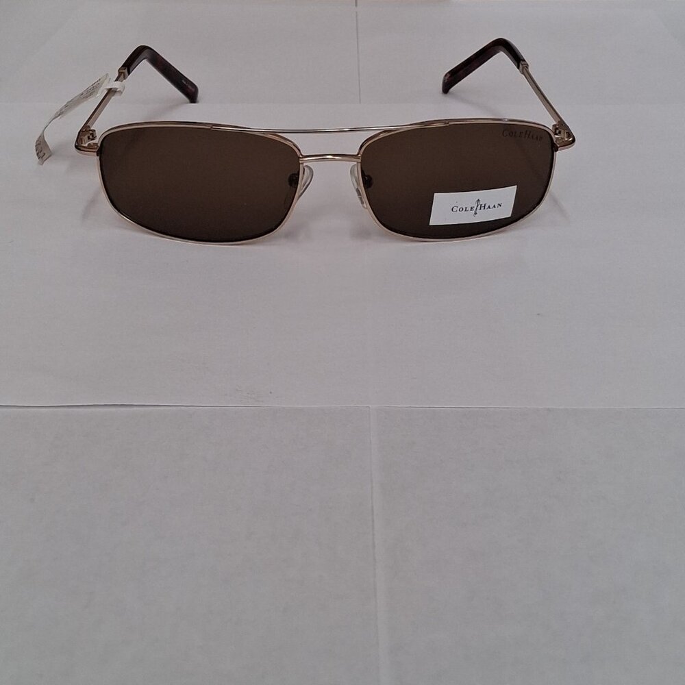Cole Haan Distressed Gold Sunglasses: